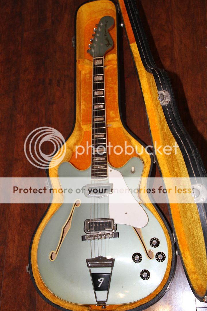 Original 1967 Fender Coronado 2 Rare Ice Blue Metallic Finish OHSC