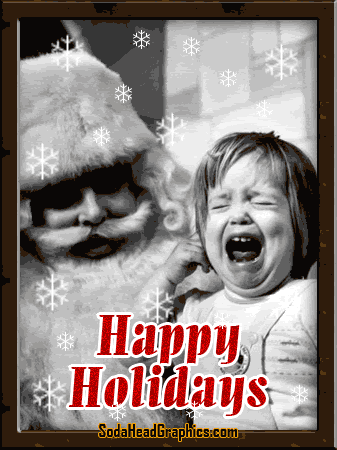 hahaha jeezzzz evil santa fit mood lol Scary Santa. Happy Holidays. Graphic